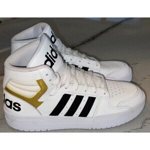 Adidas Entrap Mid 'White Gold Metallic' FY4284 Men's Basketball Shoes SZ 8.5